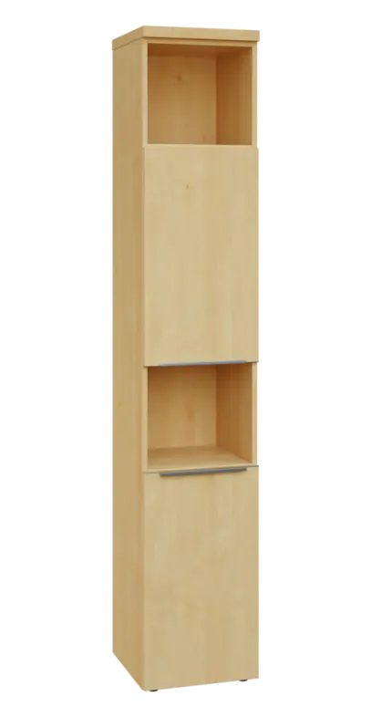 SIN 6 - 42DN2 kancelářská skříň, 2-dveřová/nika, pravá, 2170x400x400, javor horský